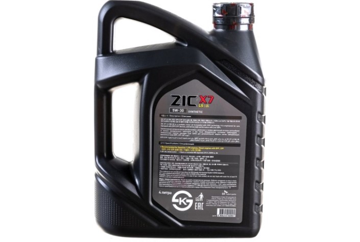 Масло моторное ZIC X7 LS 5W30 4 л [162619]