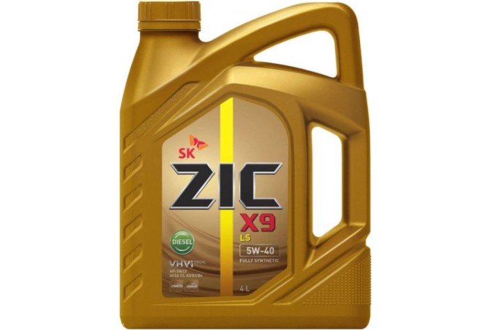 Масло моторное ZIC X9 LS 5W40 Diesel 4 л [162609]
