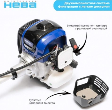 Мотокоса НЕВА BCK753U PRO [4650002230712]