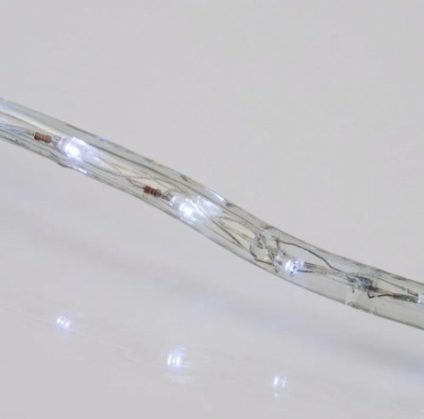 Набор дюралайт Neon-Night 121-323-14 LED фиксинг (2W), белый, 24LED/м, 25 м