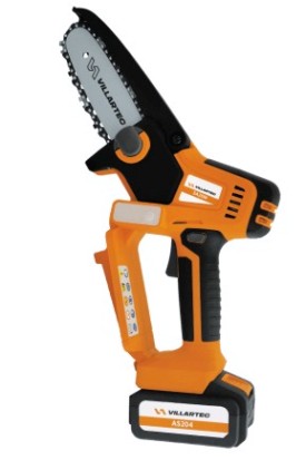 Пила цепная аккумуляторная VILLARTEC SA 20M Set4 mini (AS204, AC202) [SA20MSet4]