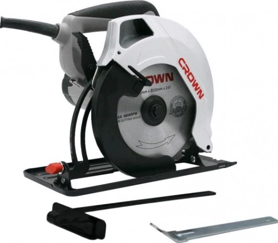 Пила циркулярная сетевая Crown CT15187-165 Пила циркулярная сетевая Crown CT15187-165
