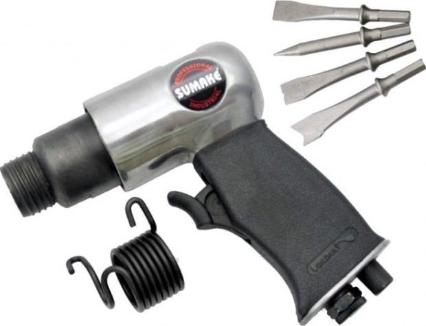 Пневмомолоток SUMAKE ST-2210/H в комплекте 4 зубила [7358]