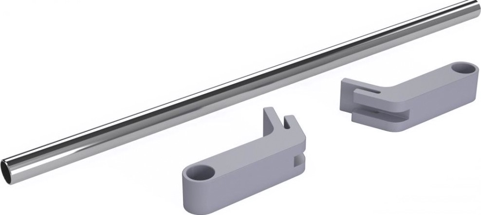 Полотенцедержатель ROYAL THERMO на 6 секц. 15х415 мм арт. RT415-02 серый [НС-1199156]