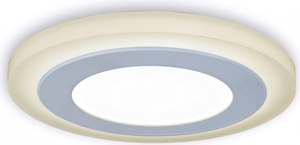 Потолочный светодиодный светильник GAUSS Backlight круг 6+3w 540lm 3000k 3 реж led [BL116]
