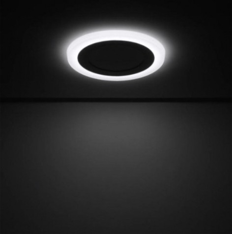 Потолочный светодиодный светильник GAUSS Backlight круг 6+3w 540lm 4000k 3 реж led [BL117]