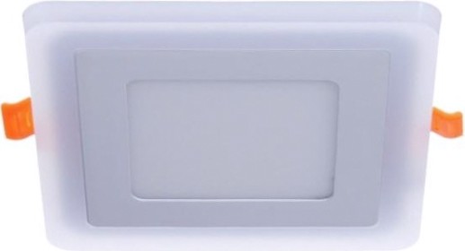 Потолочный светодиодный светильник GAUSS Backlight квадрат 6+3w 540lm 4000k 3 реж led [BL123]