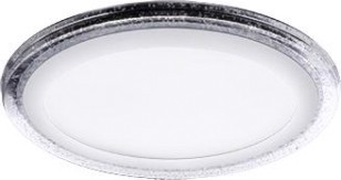 Потолочный светодиодный светильник GAUSS BL319 bubbles круг 12+4w, 1200lm 4000k 3 реж.