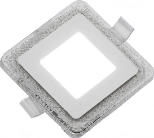 Потолочный светодиодный светильник GAUSS BL320 bubbles кв3+3w, 350lm 3000k 3 реж.