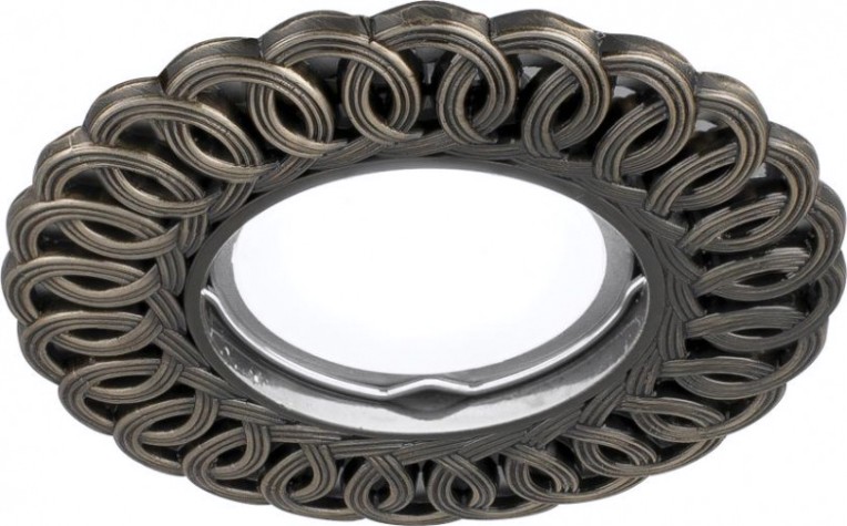 Потолочный светодиодный светильник GAUSS CA044 antique круг. бронза gu5.3