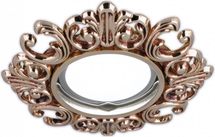 Потолочный светодиодный светильник GAUSS CA046 antique круг. gu5.3