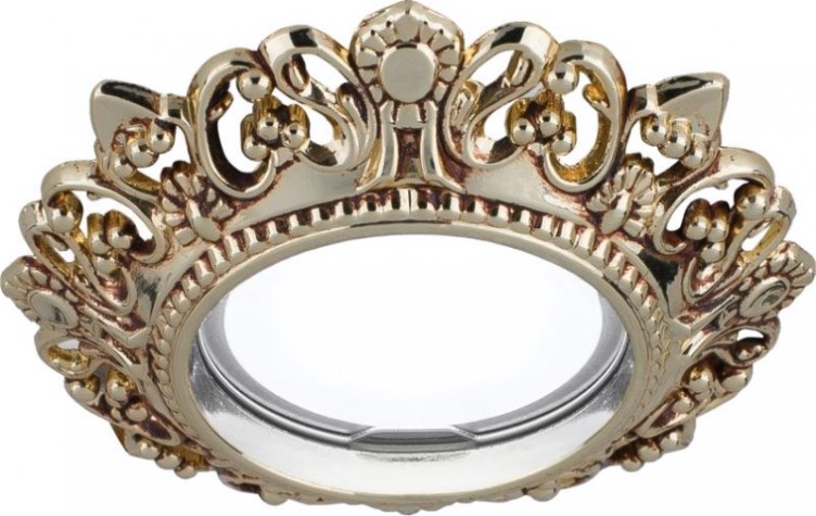 Потолочный светодиодный светильник GAUSS CA052 antique круг. gu5.3