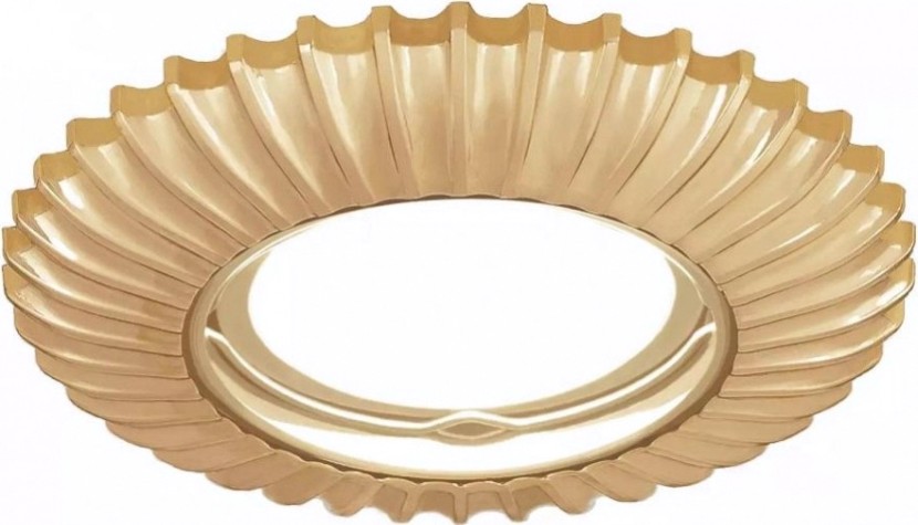 Потолочный светодиодный светильник GAUSS CA063 metal exclusive круг. золото, gu5.3