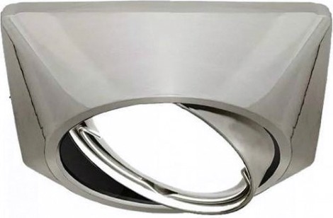 Потолочный светодиодный светильник GAUSS CA072 metal exclusive круг. титан, gu5.3