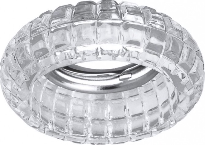 Потолочный светодиодный светильник GAUSS CR009 glass кристал, gu5.3