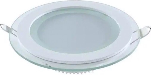 Потолочный светодиодный светильник GAUSS Glass круг 6w 450lm 3000k с дек стеклом led [947111106]