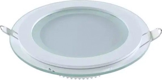 Потолочный светодиодный светильник GAUSS Glass круг12w 990lm 4000k с дек стеклом led [947111212]