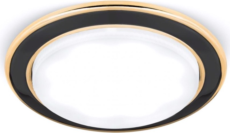 Потолочный светодиодный светильник GAUSS GX104 tablet золото/черный, gx53