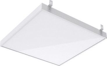 Потолочный светодиодный светильник GAUSS MiR mir 35w 3000lm 5000k ip40 грильято опал [G1-R3-00010-31G02-2003550]