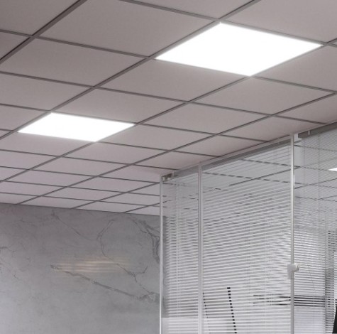 Потолочный светодиодный светильник GAUSS MiR mir 35w 3500lm 5000k ip40 призма led [G1-A0-00070-01G03-2003550]