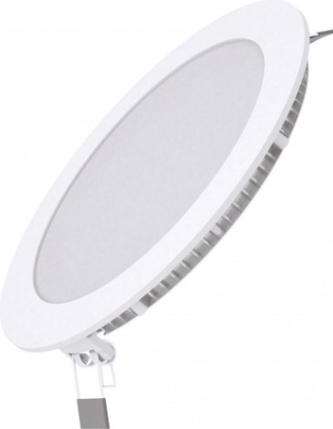 Потолочный светодиодный светильник GAUSS Slim круг 12w 880lm 3000k [939111112]