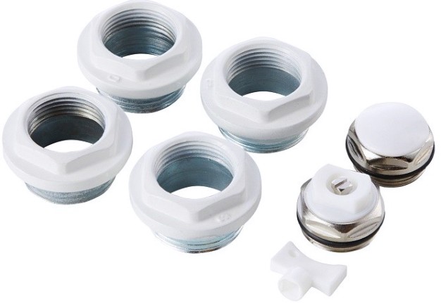 Присоединительный набор ROYAL THERMO 1"х3/4" белый RT3/4W, НС-1614213 [НС-1614213]