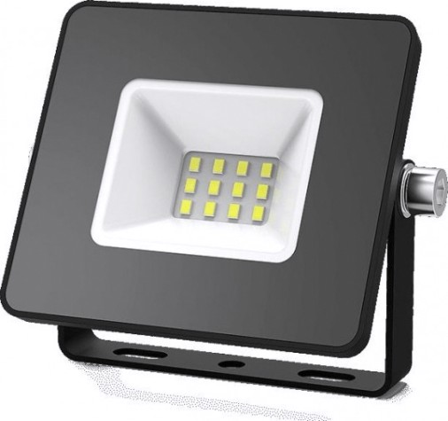 Прожектор GAUSS Elementary 10w 845lm 4000к 200-240v ip65 черный led [613100210]