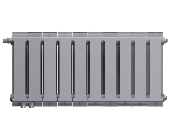 Радиатор отопления ROYAL THERMO PianoForte 300 Silver Satin VDR80-10 секц. [НС-1506355]