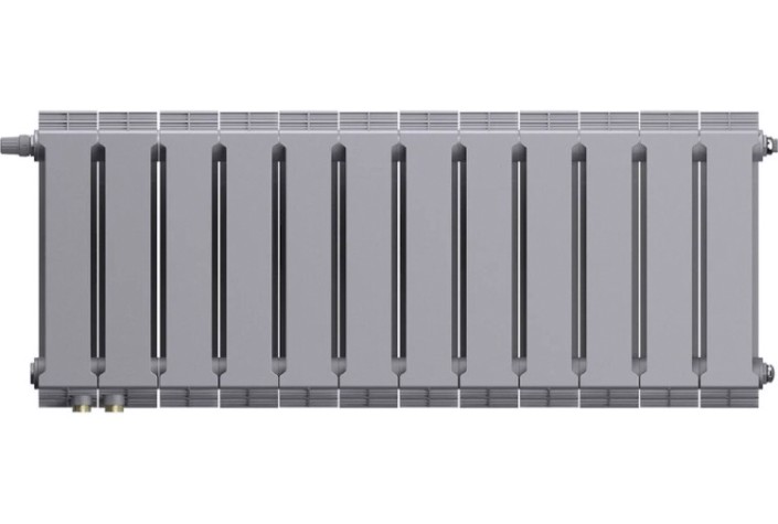 Радиатор отопления ROYAL THERMO PianoForte 300 Silver Satin VDR80-12 секц. [НС-1506356]