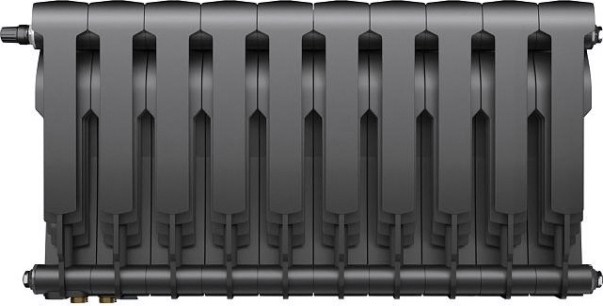 Радиатор ROYAL THERMO Biliner 350 - 10 секции биметалл Noir Sable [НС-1197121]