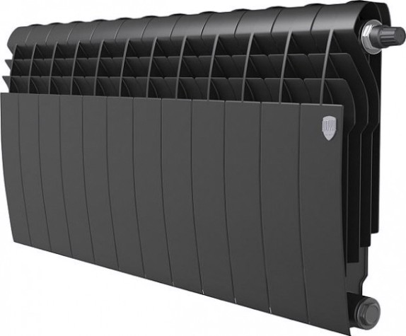 Радиатор ROYAL THERMO Biliner 350 - 12 секции биметалл Noir Sable [НС-1197122]