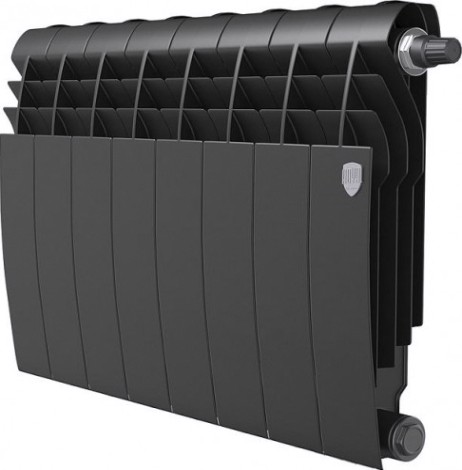Радиатор ROYAL THERMO Biliner 350 - 8 секции биметалл Noir Sable [НС-1197125]