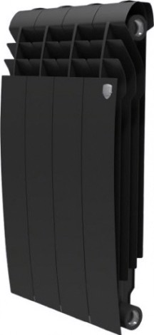 Радиатор ROYAL THERMO Biliner 500 new - 4 секции биметалл Noir Sable [НС-1176311]