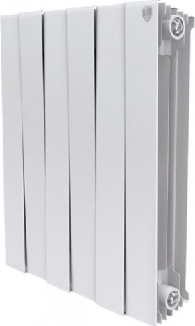 Радиатор ROYAL THERMO Pianoforte 500 - 12 секций биметалл Bianco Traffico [НС-1176323]