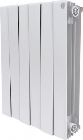 Радиатор ROYAL THERMO Pianoforte 500 - 6 секций биметалл Bianco Traffico, RTPN50006 [НС-1176326]