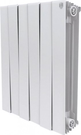 Радиатор ROYAL THERMO Pianoforte 500 - 8 секций биметалл Bianco Traffico [НС-1176327]