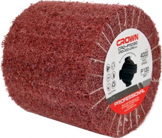 Щетка для щеточной шлифмашины Crown CAQ-F110120 абразивная