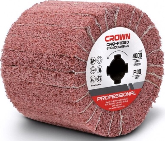 Щетка для щеточной шлифмашины Crown CAQ-F11080 абразивная