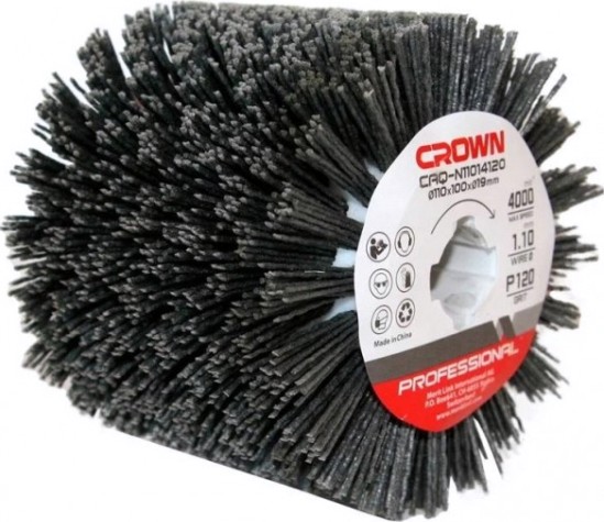 Щетка для щеточной шлифмашины Crown CAQ-N11014120 нейлоновая