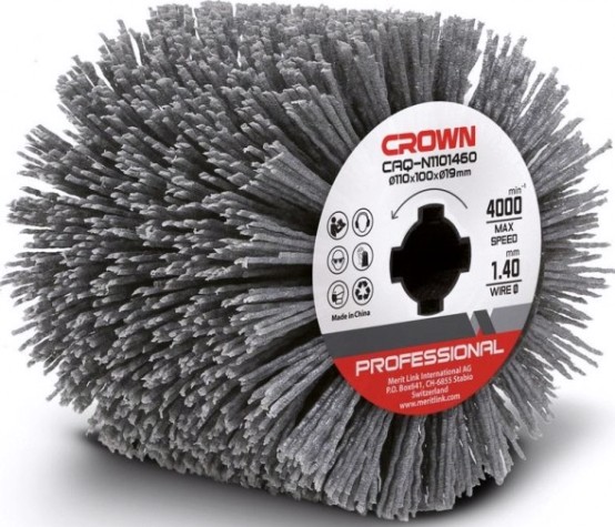 Щетка для щеточной шлифмашины Crown CAQ-N1101460 нейлоновая