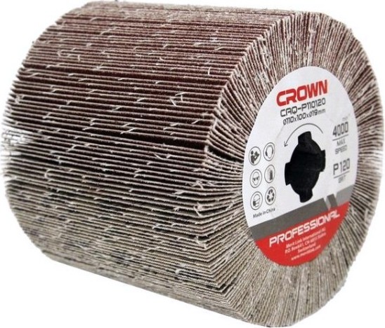 Щетка для щеточной шлифмашины Crown CAQ-P110120 абразивная