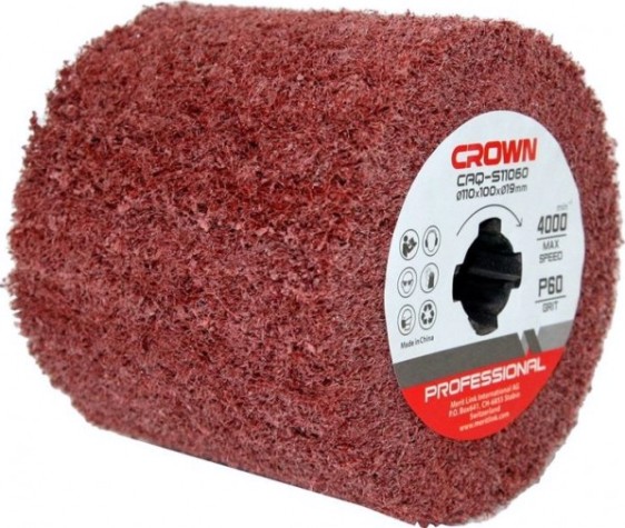 Щетка для щеточной шлифмашины Crown CAQ-S11060 абразивная