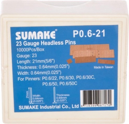 Шпилька SUMAKE Р0,6-21 21мм для р0,6/22-30 10000шт. 0,64х0,64х21 [8105220]