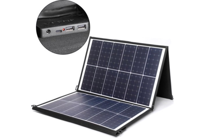 Солнечная панель TopON TOP-SOLAR-120 влагозащищенная, складная на 3 секции
