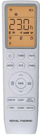 Сплит-система с инверторным управлением ROYAL THERMO Barocco DC RTBI-12HN8/white [НС-1598306]