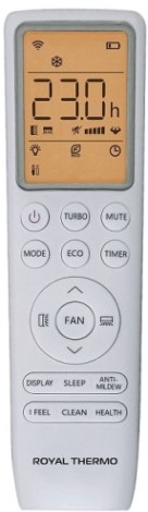 Сплит-система с инверторным управлением ROYAL THERMO Barocco DC RTBI-18HN8/white [НС-1598308]