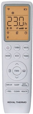 Сплит-система с инверторным управлением ROYAL THERMO Barocco DC RTBI-24HN8/white [НС-1598310]