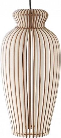 Светильник декоративный GLANZEN ART-0003-60 Е27, бежевый подвесной из дерева vase [ART-0003-60]