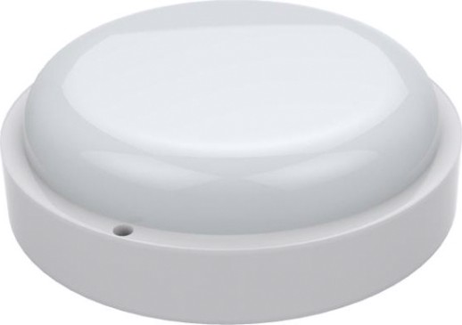 Светильник для ЖКХ светодиодный GAUSS UNIVERSAL круг 12w 980lm 6500k 160-260v ip65 d160*53 белый [126411312]