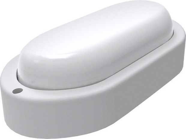 Светильник для ЖКХ светодиодный GAUSS UNIVERSAL овал 12w 980lm 6500k 160-260v ip65 198*96*53 белый [161411312]